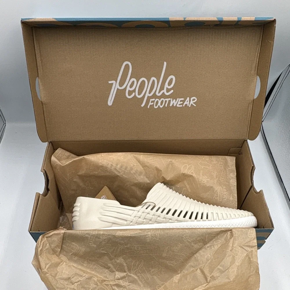 People Footwear THE RIO Skylite EVA Foam White Slip-On Casual Shoes Mens US 9